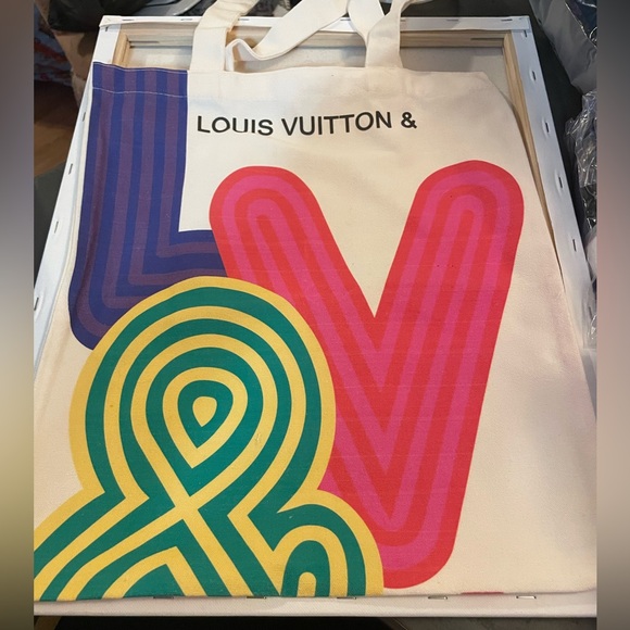 LOUIS VUITTON Tote Bag NEW Limited Edition 2022 Exhibition Japan - Picture 2 of 4